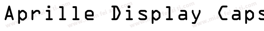 Aprille Display Caps SSi Regular字体转换